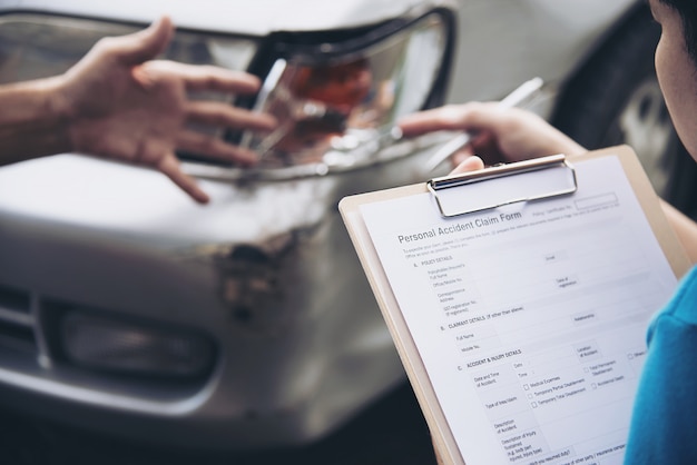 car accident repair process steps