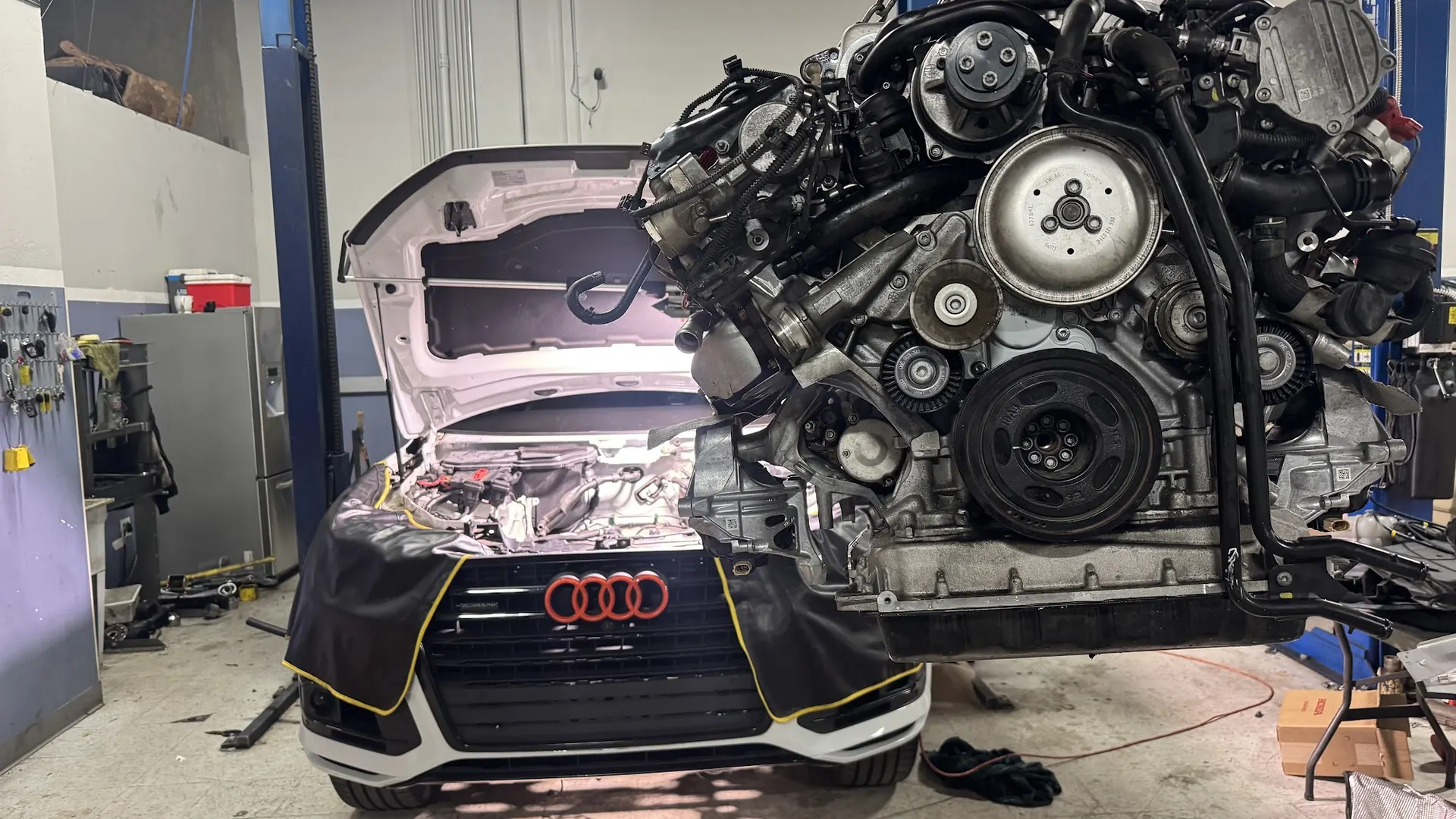 European Car Repair Work Process